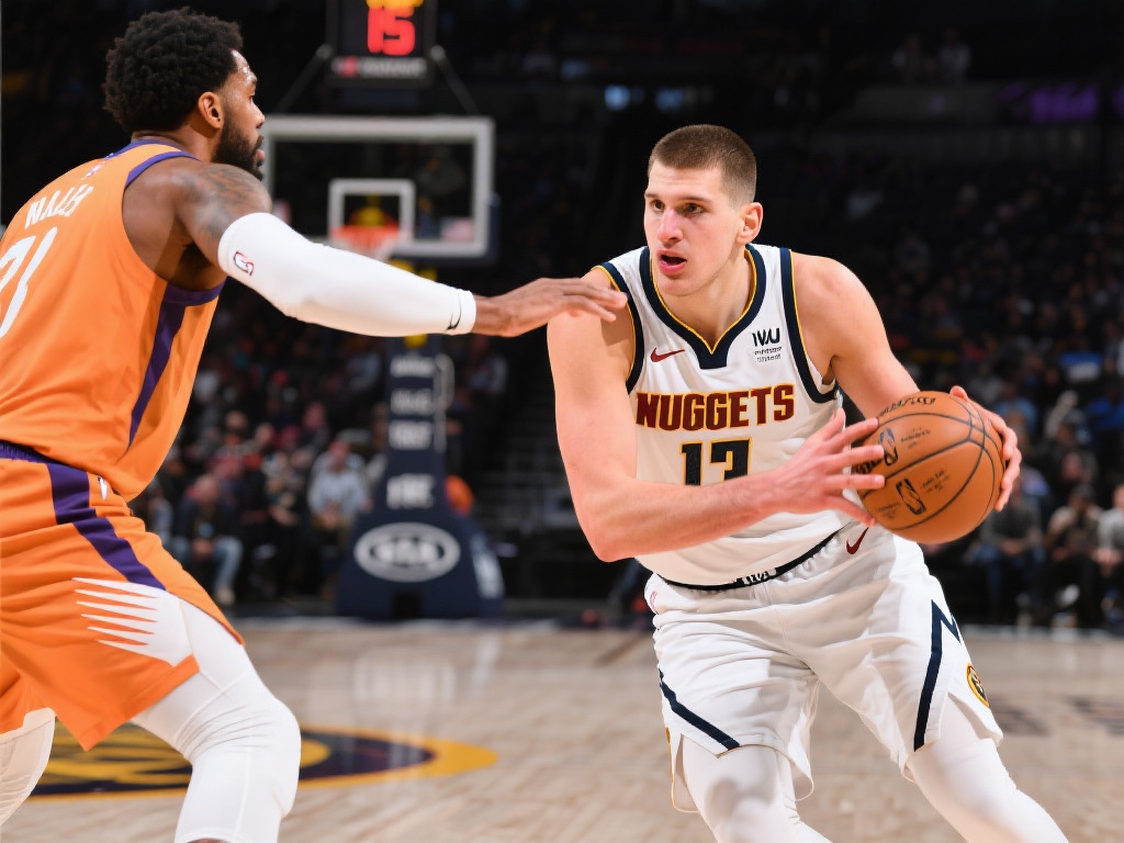 卡鲁索在采访时提到：“对约基奇防守得再出