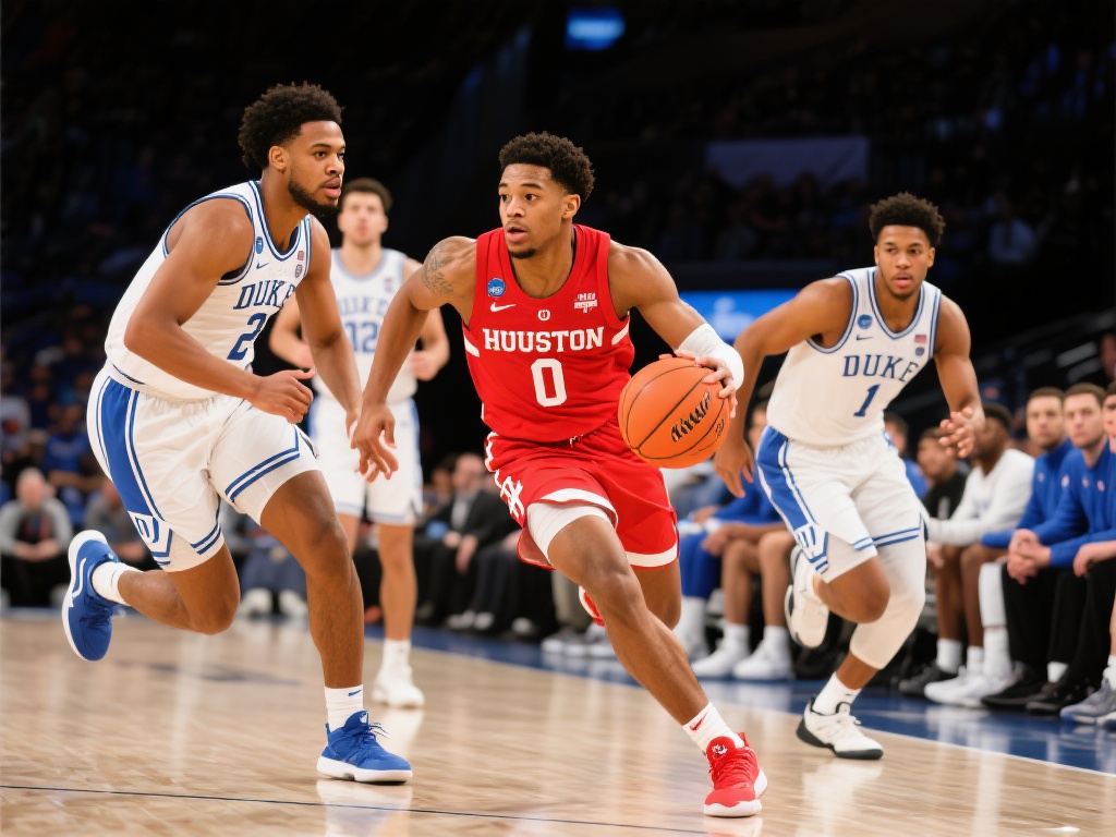 美记预测杜克轻取休斯顿:两位数优势稳胜 虽然休斯顿大学在以往比赛中也展现出顽强拼